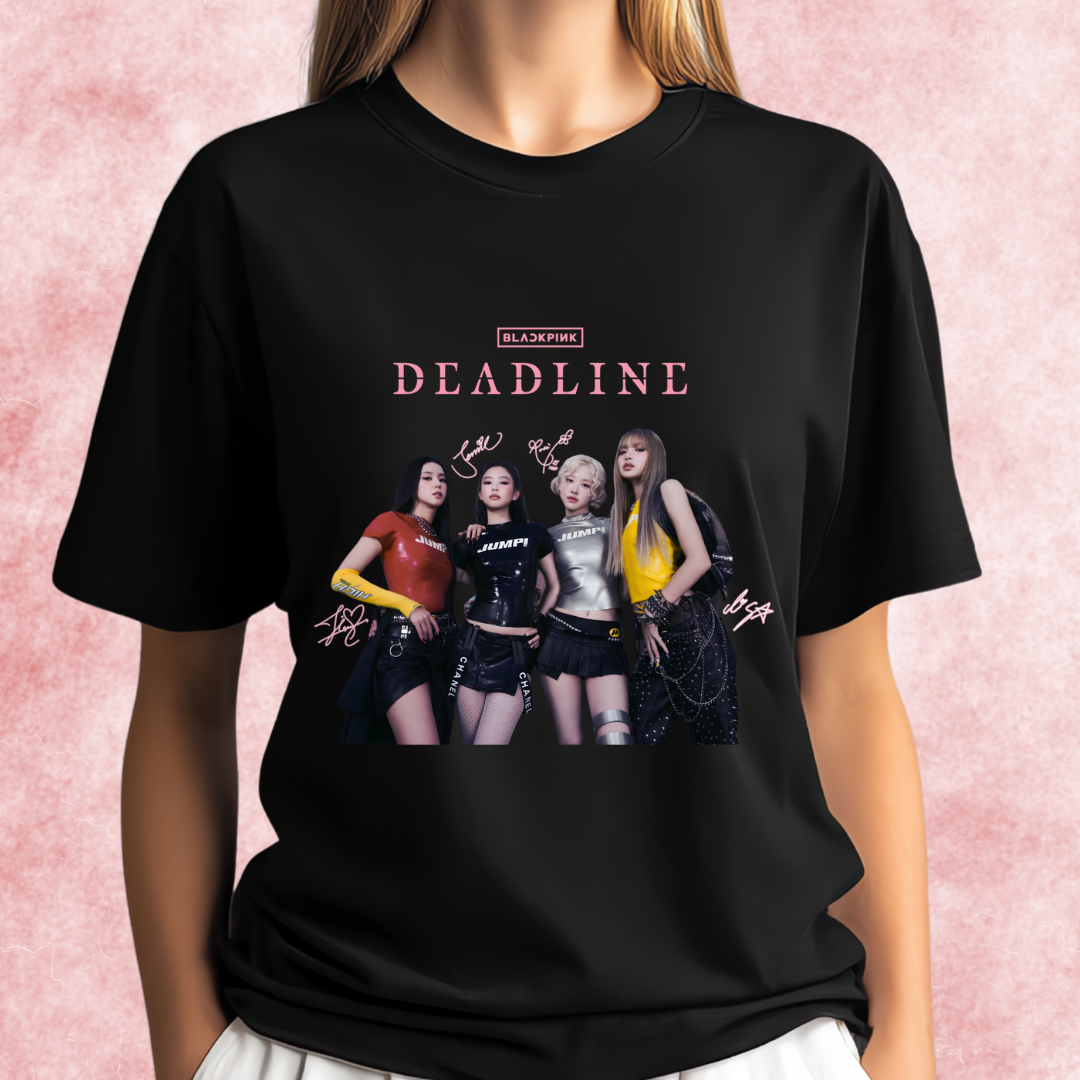 DEADLINE Era Tee: BLACKPINK Fan Made Merch for Blinks