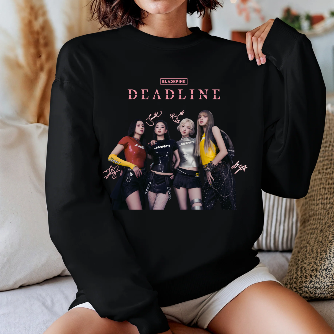 DEADLINE Era Sweatshirt: BLACKPINK Fan Made Merch for Blinks | Blackpink Sweater