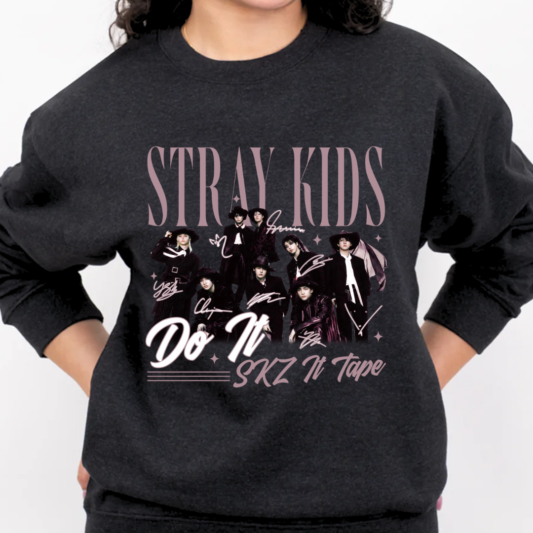 DO IT Sweatshirt: Stray Kids Fanmade Merch for STAYs | SKZ | Stray Kids Gift | Stray Kids Sweater