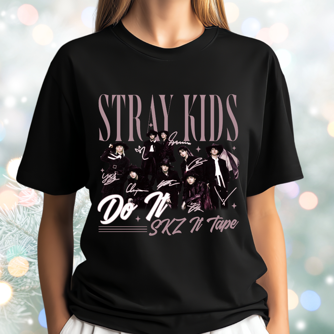 DO IT Shirt: Stray Kids Fanmade Merch for STAYs | SKZ | Stray Kids Gift | Stray Kids Shirt